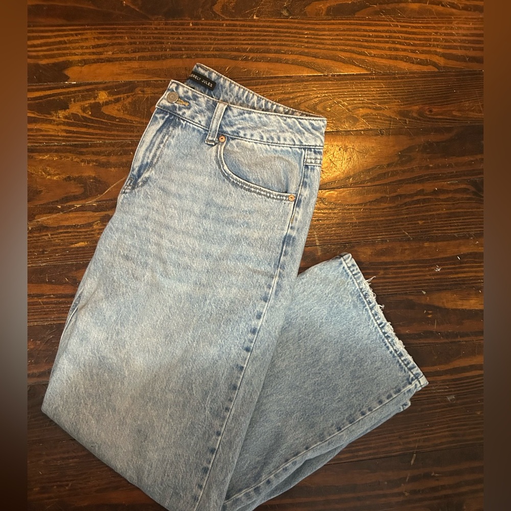 Sincerely Jules Light Wash Wide Leg Jeans